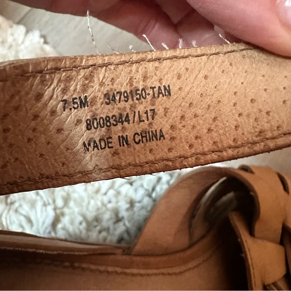 Frye Bianca Huarache Sandals Tan Women’s 7.5 - Picture 4 of 14